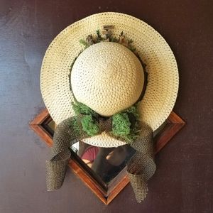 Handmade Spring/Easter Moss Wreath |Farmhouse